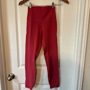 Lululemon red leggings